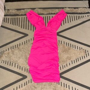 Hot pink Fashion Nova Dress!